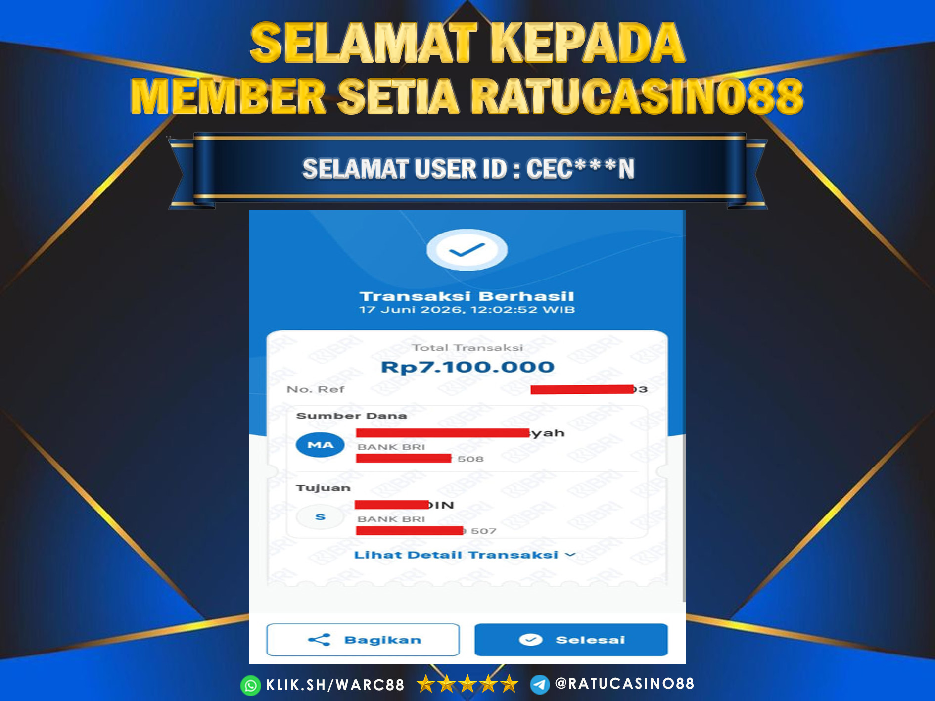 WITHDRAWAL MEMBER 235
